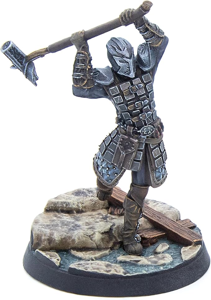 Modiphius: The Elder Scrolls: Call to Arms - Dawnguard Vampire Hunters - 6 Figure Resin Expansion Chapter 3 Unpainted 32mm RPG Miniatures w/ Scenic Bases