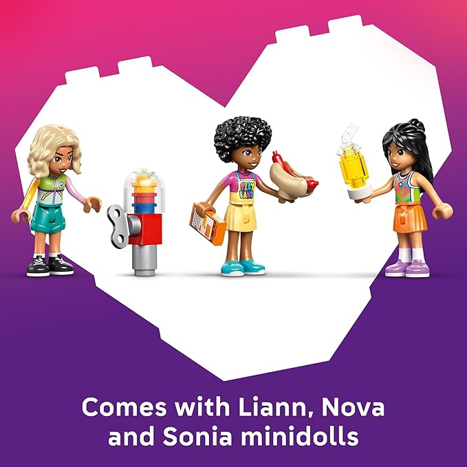LEGO Friends Fun Indoor Playground Building Toy for Girls &amp Boys - Pretend Play Set for Kids Ages 7+ - W/Sonia Liann &amp Nova Minidolls &amp Accessories - Gift Idea for Birthdays - 42686