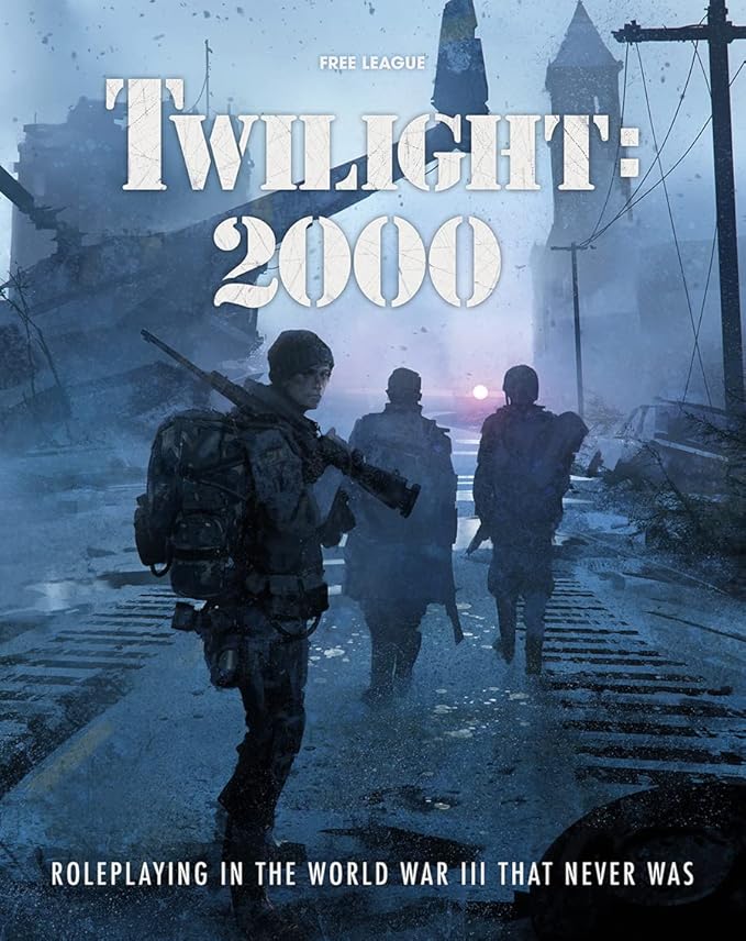 Free League Publishing Twilight: 2000 RPG Core Boxed Set Alternate History Roleplaying Game Adults Teens Ages 16+