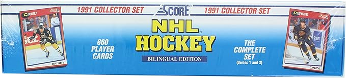1991-92 Score Hockey Canadian Bilingual Edition Factory Sealed Set Complete 660