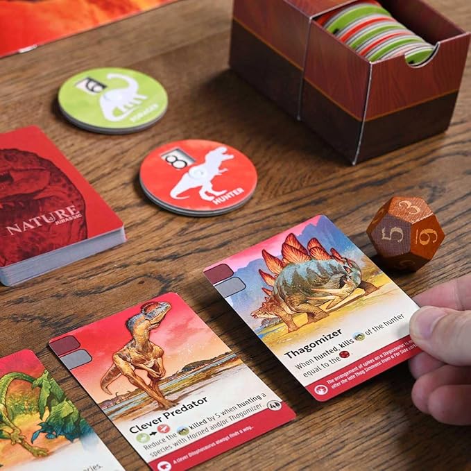 Northstar Game Studio Nature Board Game Expansion Module 2: Jurassic | Adapt Species in a Changing Environment | Strategy Game for Adults Teens Families and Solo | 1-4 Players Age 10+