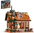 Wood Cabin Building Blocks Set for AdultsForest Wooden House Building Toys with LightLog Cabin Construction KitsHome Decor Gifts for Adults and Teen 14+(1969Pcs)