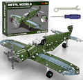 STEM Building Projects Model Airplane Set - 285 Pieces STEM Project Building Toys for Kids Ages 8-12-16 Assembly Science Kit Educational Birthday Gift for Kids Boys 8 9 10 11 12 Years Old