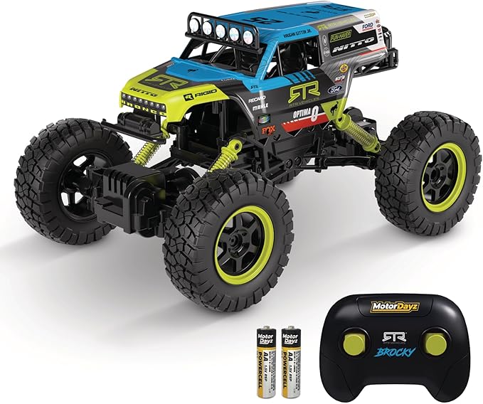 Vaughn Gittin Ford Bronco RC Truck – 1:15 Scale 4WD Remote Control Car Officially Licensed Bronco “Brocky” 2.4GHz Full-Function Control USB Rechargeable Ready to Run