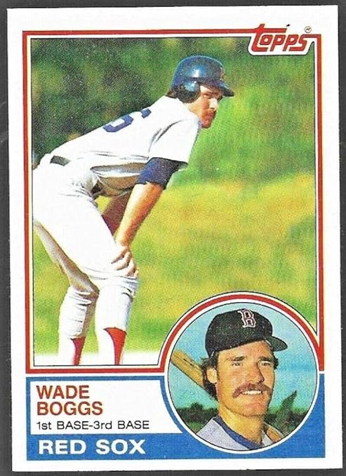 1983 Topps #498 Wade Boggs RC Rookie MLB Baseball Trading Card Boston Red Sox