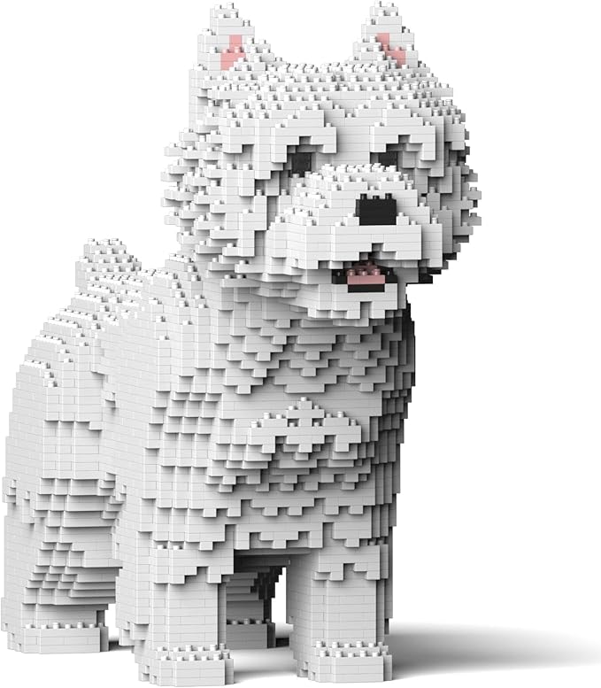 JEKCA West Highland White Terrier 02S | Dog Plastic Building Blocks | Age 14+