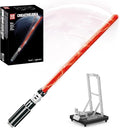 Mould King 10237 Lightsaber Building Set with Holder Rack and LED Light Ultimate Cosplay Toy for Adult Fans and Game Lovers (1627 PCS)