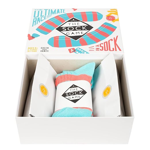 Green Brothers Games | The Sock Game | Board Game | Ages 8+ | 2+ Players | 5-30 Minutes Playing Time