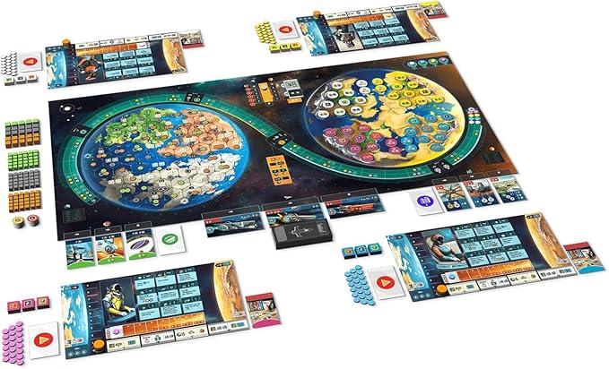 Rio Grande Games Evacuation Strategy Board Game Civilization Building Resource Management 1-4 Players