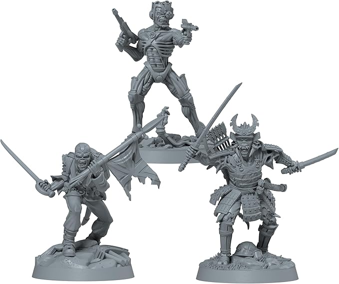 Zombicide Iron Maiden Character Pack #1 - Eddie Miniatures and Game Enhancements! Cooperative Strategy Board Game Ages 14+ 1-6 Players 60 Minute Playtime Made by CMON