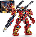 City Iron Warrior Mecha Building SetsMech Armor Building Blocks Model KitsRobot Action Figure Toy Playset for Kids for Boys and Adults Age 6 8 10 14