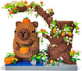 Capybara Set Toy Micro Mini Building Block Pen Holder&ampDesk Organizer Cute Animals Building Bricks Kit(1880Pcs) Arts&ampCrafts for Capybara Lovers for Kids Age 8+ for Adult not Compatible with Leg