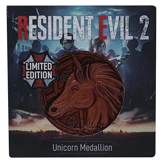 Fanattik Resident Evil 2 Limited Edition Replica Unicorn Medallion