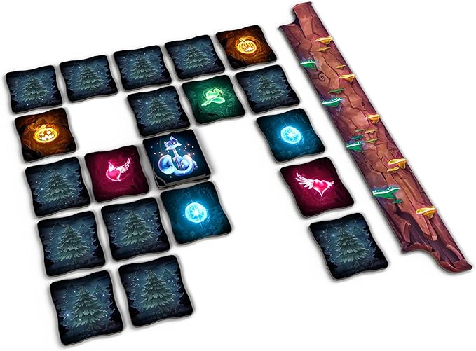 CGE Wispwood: The Family Tile-Laying Game Exploring a Magical Forest of Bright-Colored wisps!