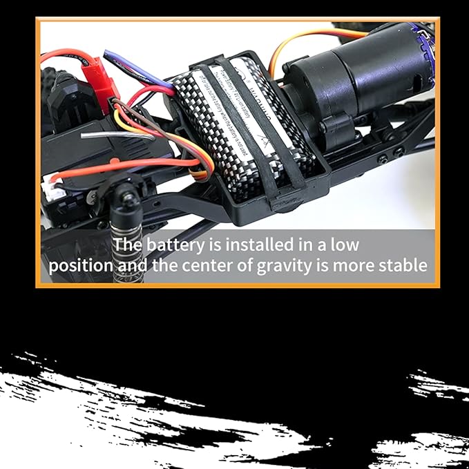 RC Pickup Truck C8813 Dodge Pickup 1:18 Scale All Terrain Remote Control Crawler 2.4 GHz 4WD Off-Road Rock Car with Alloy Frame Shock Absorber 45°Climbing Gifts for Teens Beginners