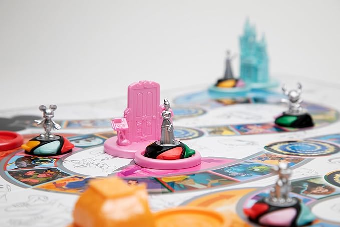The Magical World of Disney Trivia Games – Board Games for Family Night Family Games Multi-Player Board Game Family Board Game Travel Games Disney Game Ages 6+