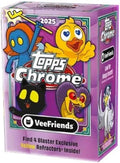 2025 Topps Chrome VeeFriends Trading Cards Box Set with 4 Blaster Exclusive Yellow Refractors