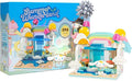 Hamee Sanrio Hello Kitty and Friends ‘Summer Wunderland’ Cute Water Theme Park Building Block Set Birthday Gift Party Favor Stress Relief Collectible Toy Compatible with Lego Block – Cinnamoroll