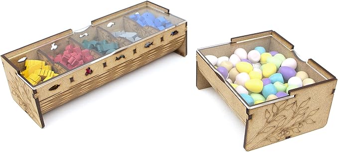 TowerRex Organizer for Wingspan Board Game and European Expansion Oceania Expansion Storage Insert Not for Asia