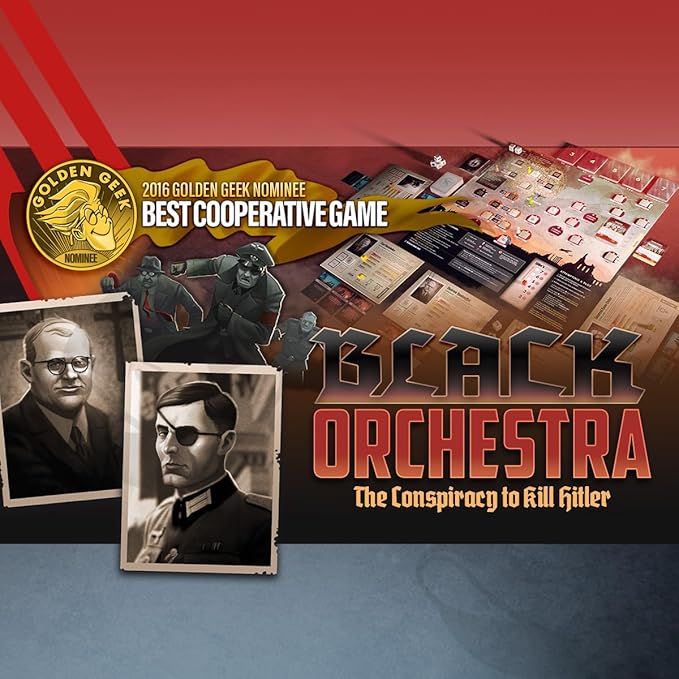 Black Orchestra 2nd Edition Board Game | Cooperative WWII Strategy for 1–5 Players Age 14+ | Historical Conspiracy Stealth Planning &amp Replayable Event-Driven Gameplay