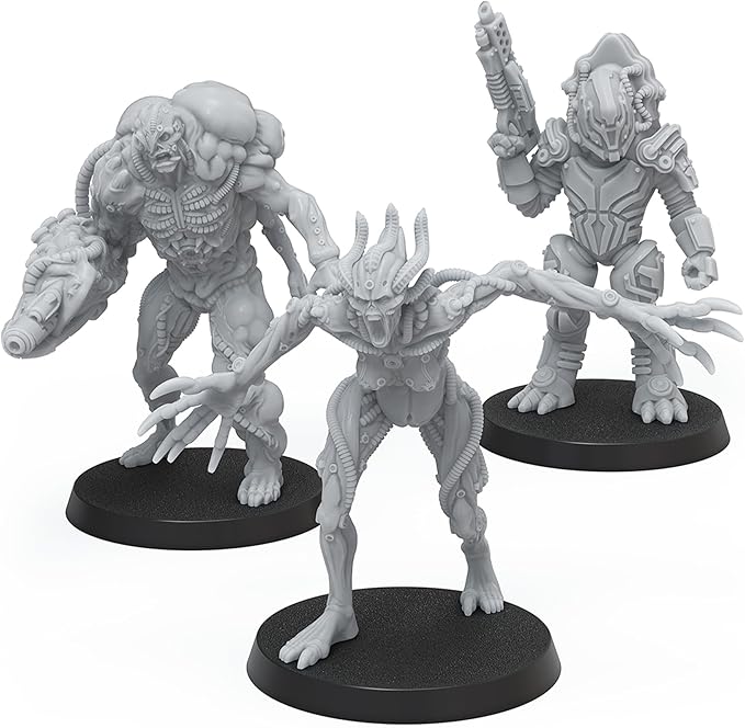 Mass Effect Priority Threats Beta Resin Collectors Miniature Set - Upgrade Your Game with Tabletop Miniatures! Ages 14+ 1-4 Players 45-90 Min Playtime Made by Modiphius Entertainment