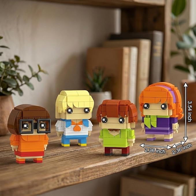 Horror Action Figure Building Toys Compatible with Lego for AdultsHalloween Christmas Decor Cartoon Toy for Moive FanIdeas Gift for Kids 8-14 Years and UP 575 Pcs