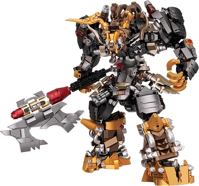 Robot Building Sets for Adults MenChina Mech Mythical Hero Bull Demon KingMecha Model Building Toy KitCollectible Display Gifts for Man Teens Ages 14+(1666PCS)