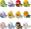 Parrots Micro Mini Building Block Sets Birthday Gift for Kids Animals Buildling Model Kits Mini Bricks Birds Series Toys for Kids（12 Boxes）