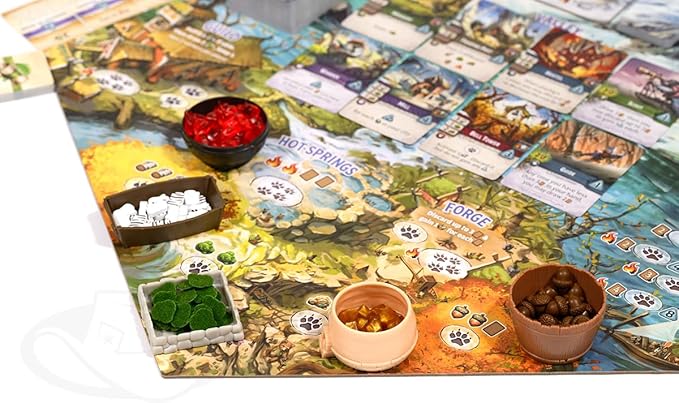 Everdell Silverfrost Deluxe Resource Vessels – Premium 3D Component Holders Upgraded Board Game Accessories Holders for Resources &amp Tokens