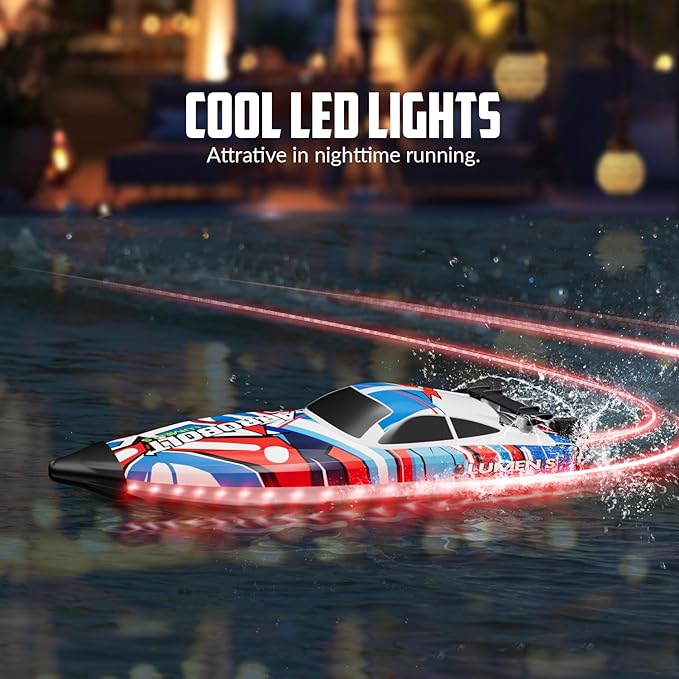 volantexrc Brushless RC Boats for Adults 35+MPH Fast Remote Control Boat for Lakes Full Proportional Boats High Speed RC Boat for Adults (79706)