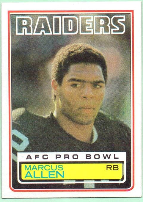 Marcus Allen 1983 Topps Rookie #294 - Los Angeles Raiders