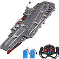 RC Boats 2.4G Remote Control Warship Battleship Aircraft Carrier for Adults and Teens 20KMH High Speed Remote Control Militaryship DIY Battleship for Pool &amp Lake (2 Batteries)