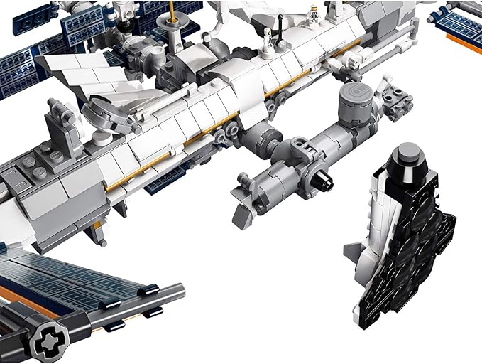 LEGO Ideas International Space Station 21321 Building Kit Adult Set for Display Makes a Great Birthday Present (864 Pieces)