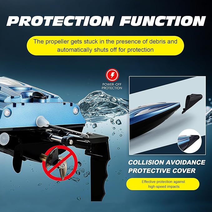 jaming 2.4Ghz RC Boat25KPH Fast Speed RC Boat14 inch Remote Control Boats for Kids and Adults Waterproof Toy Boats for Lakes &amp Pools Gifts for Kids Boys (Red)