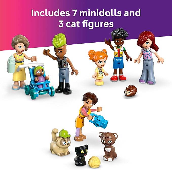 LEGO Friends Heartlake City Apartments and Stores Dollhouse - Toy Building Set for Kids Girls and Boys Ages 12+ - Gift Ideas for Birthday - with 7 Minidolls a Micro-Doll and More - 42670