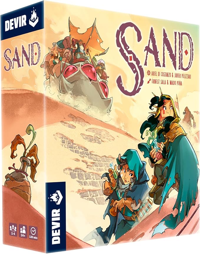 Sand by Devir Strategy Board Game for 1 to 4 Players and Ages 14+