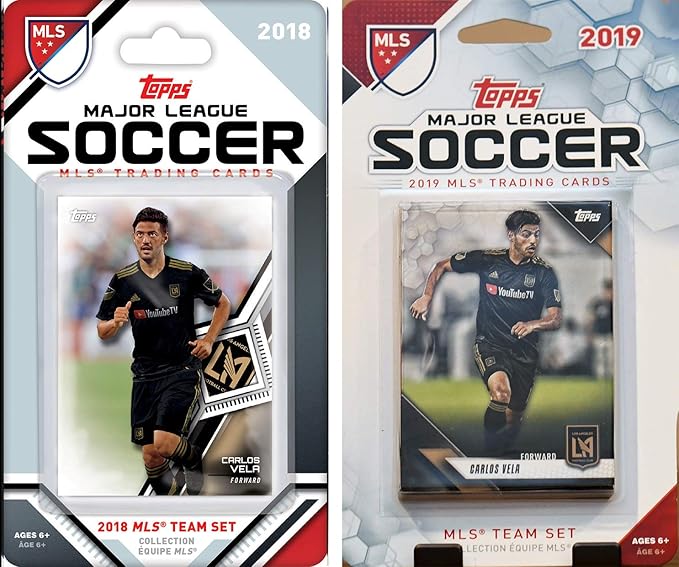 C &amp I Collectibles MLS Los Angeles FC 2 Different Licensed Trading Card Team Sets