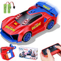 3 IN 1 Remote Control Car with Infrared Gun 1: 24 Parent-Child Drift RC Car 2.4GHz Stunt Toys with Shooting Game 2 Rechargeable Charge Battery Birthday Gifts for Kids Boys Girls Age 6-12 (Red)