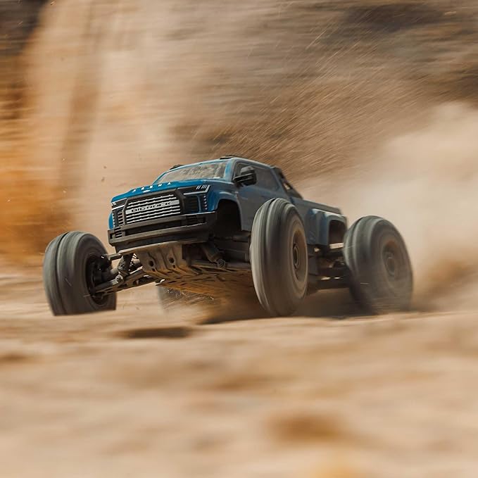 ARRMA RC Truck 1/10 Big Rock 4X4 223S BLX BRUSHLESS Street Truck RTR (Batteries and Charger Not Included) with DSC (Blue) ARA4312V4T3