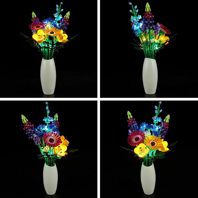 BRIKSMAX Led Light Kit for Lego-10313 Wildflower Bouquet - Compatible with Lego Icons Building Set- Not Include Lego Set