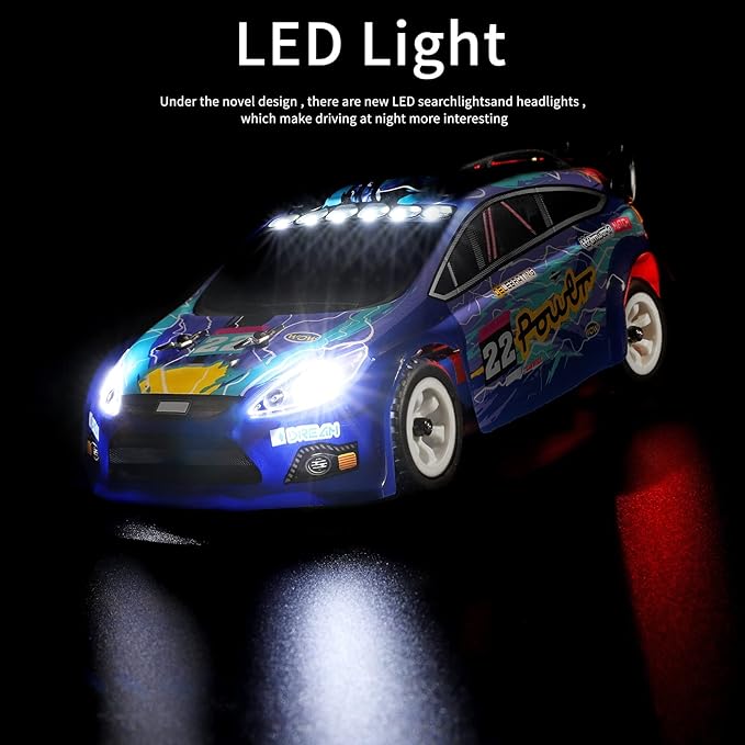 Goolsky WLtoys 284010 RC Drift Car 1:28 Scale 2.4GHz Remote Control Car 4WD 30KM/H High Speed RC Racing Cars with Metal Chassis for Adults