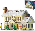Christmas Holiday House Building Set LED DIY Christmas Holiday Snow Village Christmas House Compatible with Lego Gifts for Boys Girls Family and Friends (1156pcs)