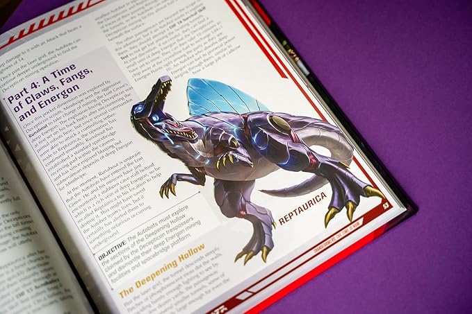 Renegade Game Studios Transformers RPG Adventure Book The Time is Now Hardcover Campaign Module for 4-6 Characters