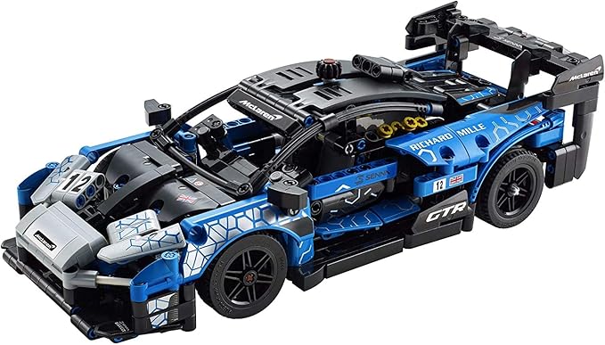 LEGO Technic McLaren Senna GTR 42123 Racing Sports Collectable Model Car Building Kit Car Construction Toy Gift Idea for Kids Boys and Girls