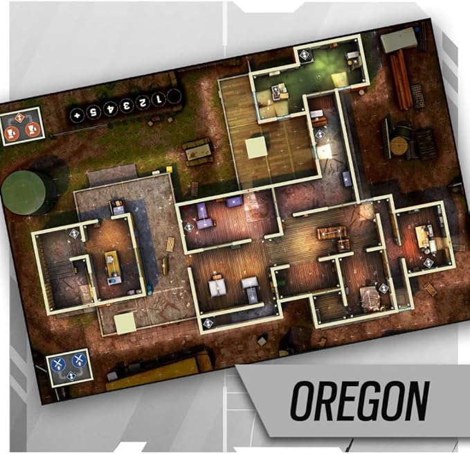 Mythic Games 6: Siege The Board Game Bundle: Concrete City - Map Pack 1 Dead End - Map Pack 2 Sand and Dust - Map Pack 3 (3 Items)