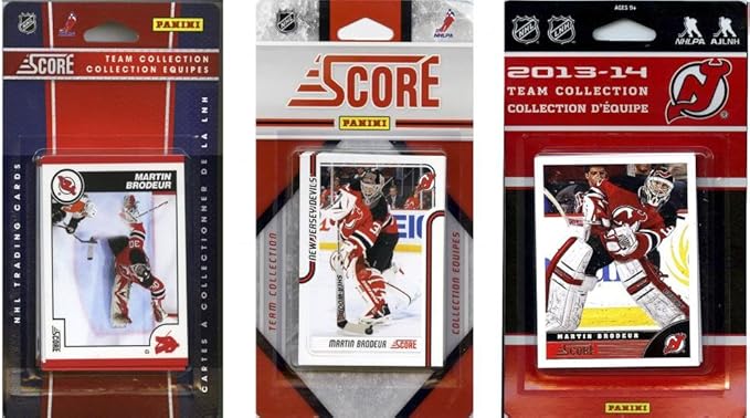 C&ampI Collectables NHL New Jersey Devils 3 Different Licensed Trading Card Team Sets