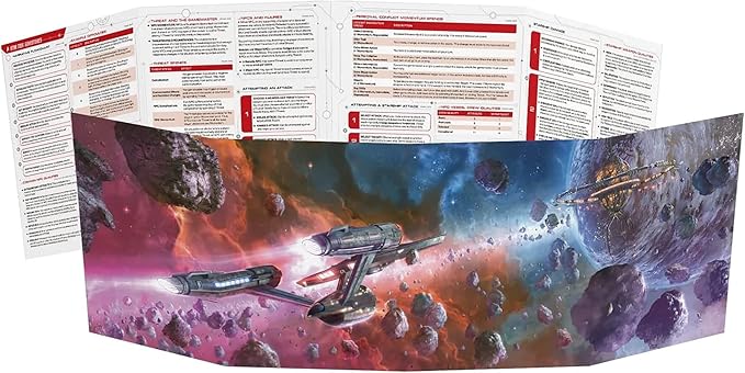 Modiphius Entertainment: Star Trek Adventures: Second Eidtion - Game Toolkit - GM Screen Booklet Map &amp Reference Sheets Tabletop RPG Accessory