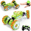 Gesture Sensing RC Stunt Car - Birthday for Boys 6 7 8-12 13 14+ Year Old 360 Rotating 4WD Twist Toys Hand Controlled &amp Remote Control with Light &amp Music