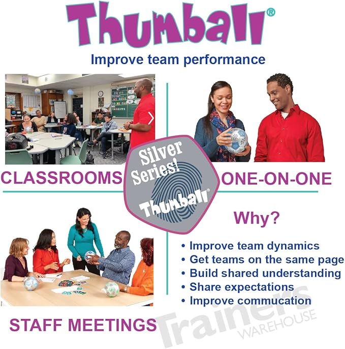 Trainers Warehouse 6 Thumball Collection 32 Prompts for Conversation Team Building Relationship and Training