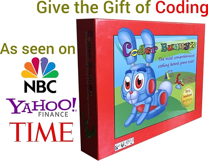 The Most Comprehensive STEM Coding Board Game Ever! Learn All The Concepts You Ever Need in Computer Programming in a Fun Adventure. Featured at TIME NBC Sony Google Maker Faires!